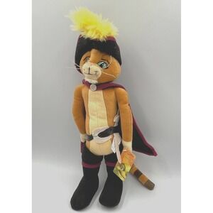 VTG NWT '04 Shrek 2 Puss In Boots 14" Stuffed Animal Plush Doll Nanco DreamWorks